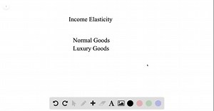 Economists define normal goods as having a positive income elasticity. We can divide normal goods into two types: Those whose income elasticity is less than one and those whose income elasticity is greater than one. Think about products that would fall into each category. Can you come up with a name for each category? | Numerade