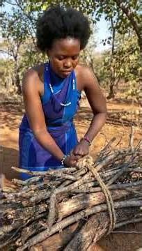 Collecting Firewood The Traditional Way | Untouched Africa