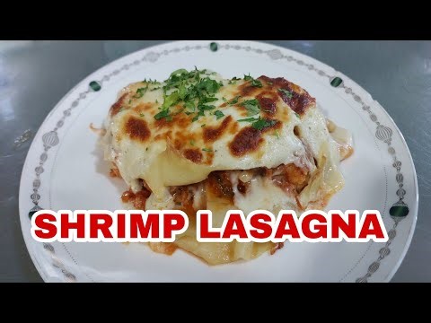 SHRIMP LASAGNA RECIPE (chef Dan TV)