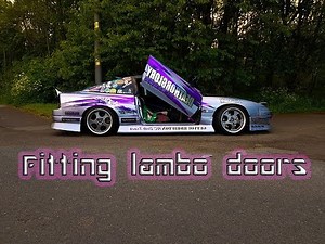 How to fit lamborghini doors to an s13 nissan 180sx/200sx/240sx シルビア