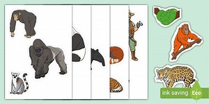 Jungle and Rainforest Small World Characters