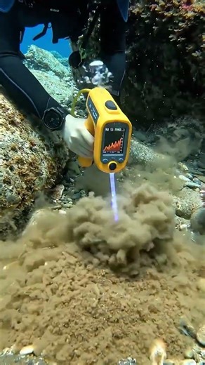 He Found an Old Book Underwater… It Was Still There 😳Something soft was buried under the mud#ocean