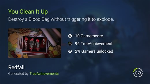 You Clean It Up achievement in Redfall