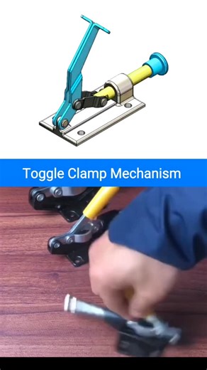 Engineering Design on Instagram: "Toggle Clamp Mechanism 📌"