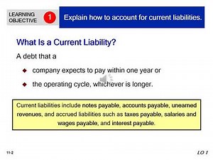 ACCT 222 | Chapter 11 : Current Liabilities and Payroll Accounting