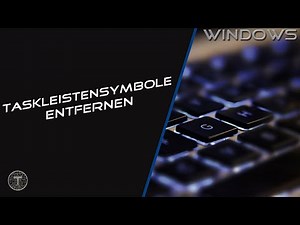 Taskleistensymbole entfernen || Windows 11