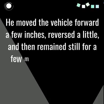 He moved the vehicle forward a few inches | Trending Jokes