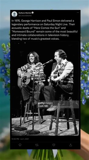 🎸 George Harrison & Paul Simon Rock SNL 1976! #MusicLegends #SNLHistory