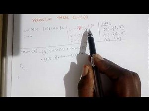 Compiler Design Lec - 27 - Predictive parser -Not LL(1) grammar Example by Deeba Kannan