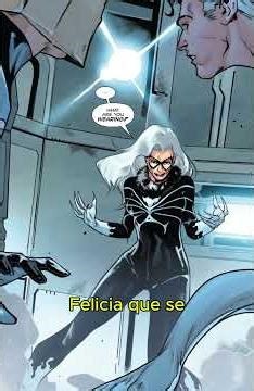 🐈‍⬛ ¡PODER SIMBIONTE! La Gata Negra se convierte en una pesadilla. 😱🔥 #blackcat #venom #comics