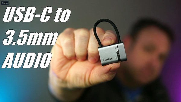 BENFEI USB-C to Audio Jack Adapter with 60W Fast Charging for Phones Without 3.5mm Port