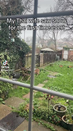 5.6K views · 15 reactions | First time SEEING SNOW The Weirdest Guy Ever #thai #snow #wifereacts #reaction | The Weirdest Guy Ever | Facebook