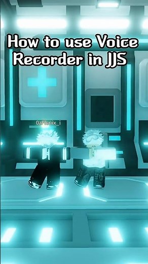 How to use the Voice Recorder in JJS #roblox #jjs #jujutsushenanigans