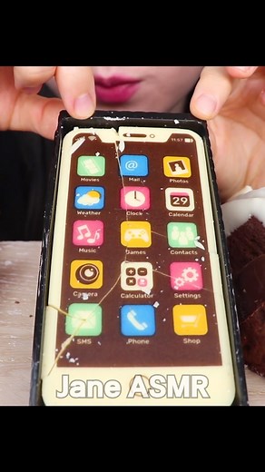 Jane ASMR 제인 on Instagram: "#asmr #eating #fyp #igfood #instafood #yummy #chocolate"
