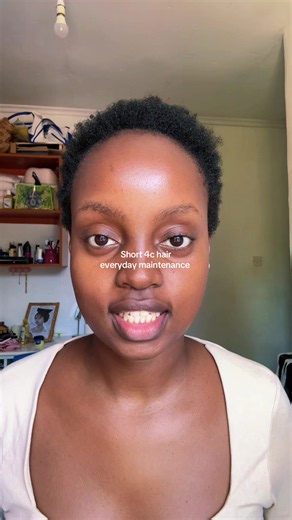 Daily Routine for Easier Combing on Short 4C Hair