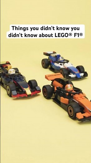 More MIND BLOWING facts about LEGO® and F1® #Shorts