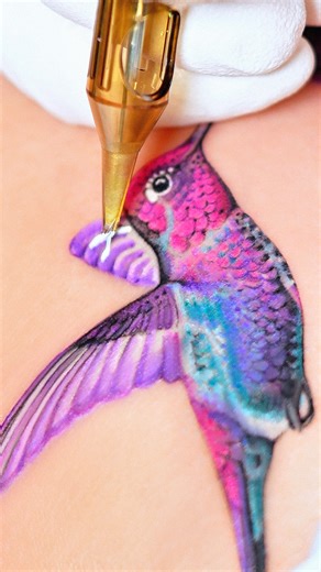 23K views · 8.9K reactions | A moment of stillness in flight ✨ Tiny wings, infinite color. Full portfolio is on IG: @enni.tattoo  • San Diego Oct 8 - Nov 20 • Seattle Dec 6 - 28 Booking: ennitattooing@gmail.com | Enni.tattoo | Facebook