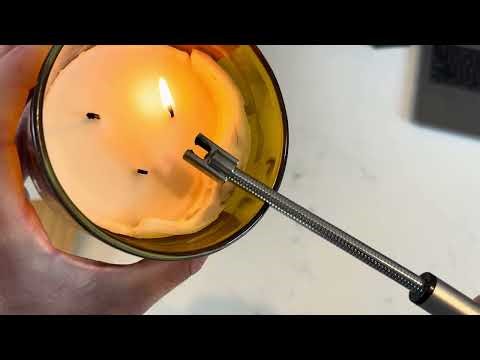 SUPRUS Electric Candle Lighter Review — USB-C, 360° Neck & Windproof Plasma!