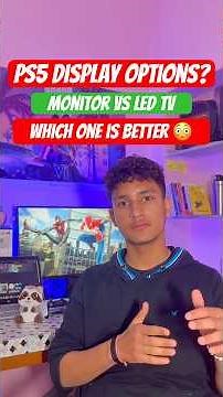 Ps5 Display Options | Monitor vs LED tv | which one is better 😳