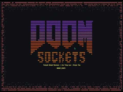 ASCII FPS in Multiplayer! Doomsockets [GROUP_53875]