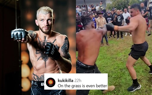 "Throwback to Kimbo Slice" - Fans erupt as Dan Hooker's controversial backyard brawl event delivers vicious faceplant KO