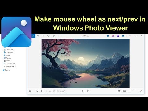 How to change mouse wheel as next/prev in Windows Photo Viewer?