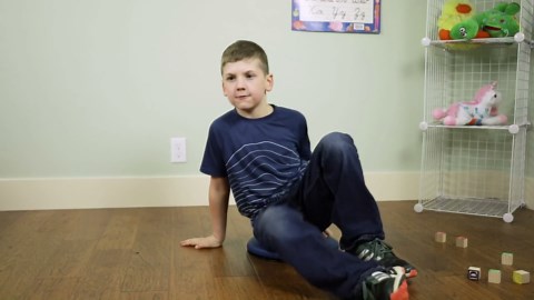 BouncyBand Sit & Twist Active Seat Cushion – 12” D Sensory Cushion for Kids Up to 300lbs – Sensory Tool Promotes Active Learning and Improves Focus and Productivity