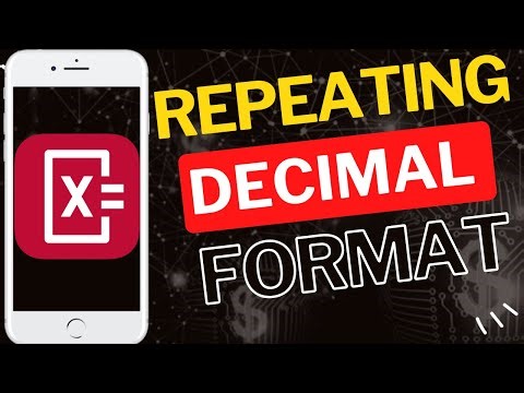 Choosing Repeating Decimal Format in Photomath App