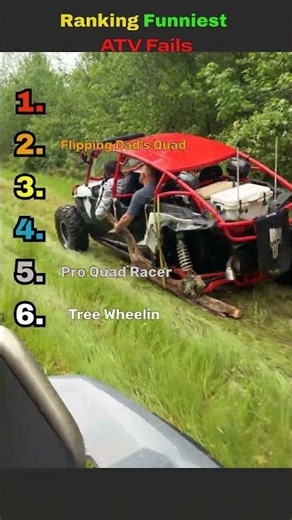 Ranking the worst ATV fails ever #funny #atv #fails