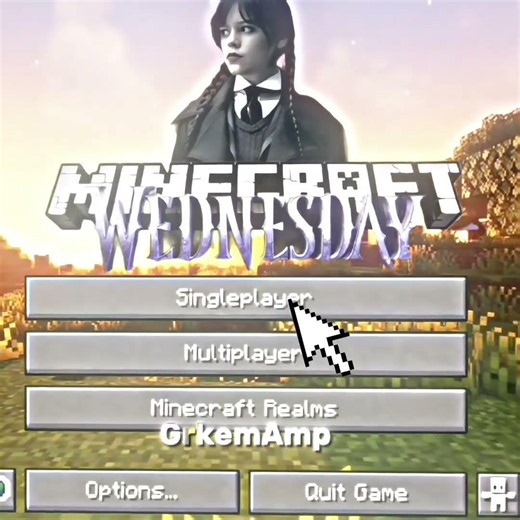 Jenna Ortega // Minecraft Trend #minecraft #wednesday #edit #fypシ