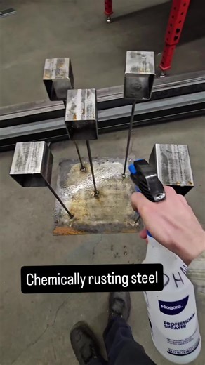 How to Rust Steel Creatively with DHMO