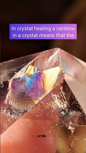 RAINBOWS In Crystals Meaning 🌈 Crystal healing chakra balancing & aura colors #crystals