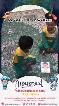 Roadshow assesment anak TK KB Safinda Surabaya #homeeducation #assesment