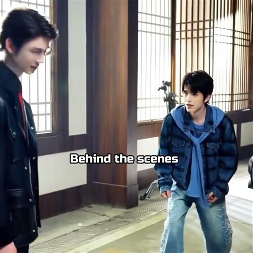 THEM during the scene vs the same scene BTS 🧡💗🌈🩷🌈🌈#deepintheact #deepin He can catch him easily🧡🌈🩷🌈