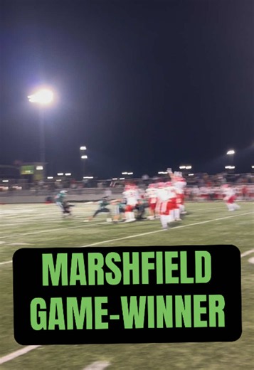 Mikey Appel drilled a 43-yard FG to win a thriller for the Marshfield football team vs. Bridgewater-Raynham. #marshfield #massachusetts #football #highschool #gamewinner