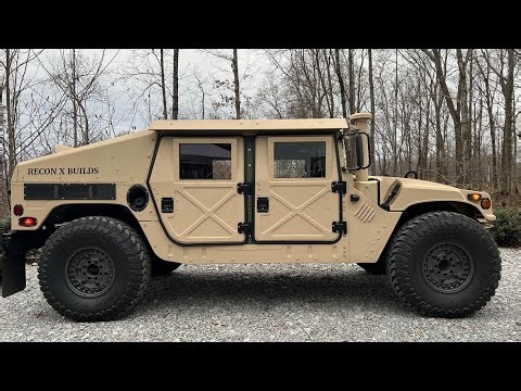 POV Ride Along in a Custom Desert Tan Slantback Humvee rolling on 40" Toyo Open Country Tires.