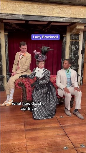 When Lady Bracknell meets Dowager Crawley—sass & wit collide with a playful poke at the gents! 🎩💬