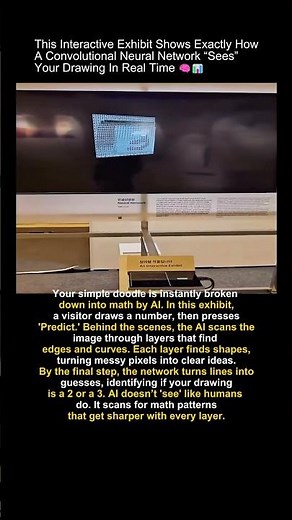How AI Actually Sees Your Drawing #AI #neuralnetwork #tech