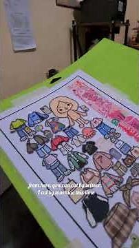 Easy DiY Toca Boca Paper Dolls For Girls