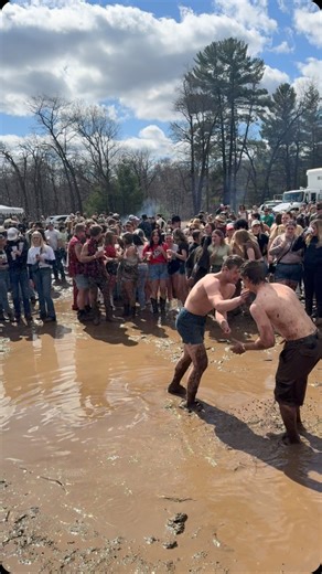 UWSP barstool | Good ole classic mud wrestling #rustys | Instagram