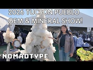 Inside the Tucson Pueblo Gem and Mineral Show 2026!