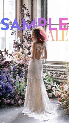 Claire Pettibone on Instagram: "One of our gorgeous additions to our SAMPLE SALE! Shop online with an EXTRA 50% OFF for our end of year sale - Briolette could be the main wedding dress, or a perfect reception or welcome dinner gown, and we have a size 4, 10 and 12! Check the site for more beautiful additions. ⁠ Briolette Gown : @clairepettibone⁠ Photography: @davidabel.co⁠ Videography: @kkinscreative⁠ Florals: @sweetrootvillage⁠ Hair & Beauty: @reelstyle_beauty for @tedgibson @starring @amandasg