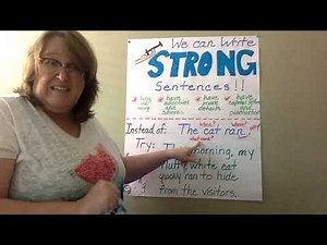 Strong Sentences Mini Lesson