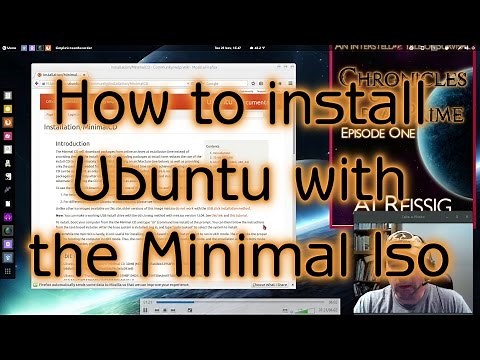 Install Ubuntu 14.04 with the Minimal Iso