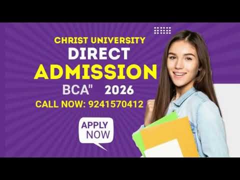 direct admission in Christ University BCA