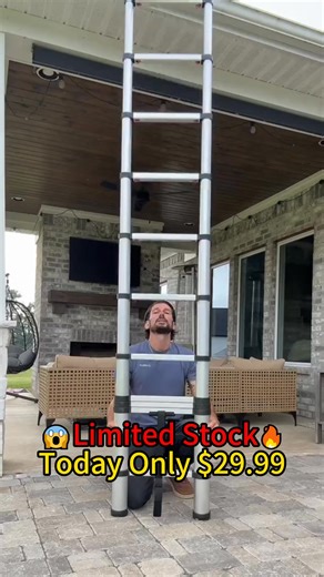 Need a ladder that adapts to any task? Our extendable telescoping ladder is compact, portable, and strong — perfect for home, work, and adventures! 🏡💪 ✔️ Adjustable height for every need ✔️ Lightweight & easy to carry ✔️ Durable & safe design Climb higher and work smarter — get yours today and make every project easier! 🔝🛠️ ⚡Flash Sale-Today Only $29.99⚡ 🎁 Don’t wait-Order yours today! | Holly Green