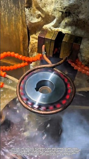 High-Speed Metal Grinding Machine | Precision Surface Finishing Process.