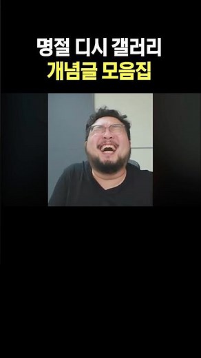 명절 디시 갤러리 개념글 모음집