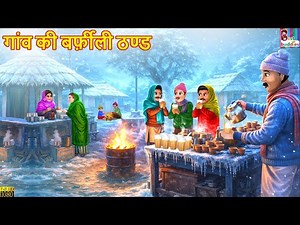 गांव की बर्फ़ीली ठण्ड | Gaon Ki Barfeeli Thand | Hindi Kahani | Moral Stories | Hindi Cartoon | Story