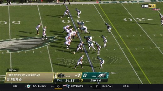 Brandon Graham hits double-digit sacks on takedown of Dalton